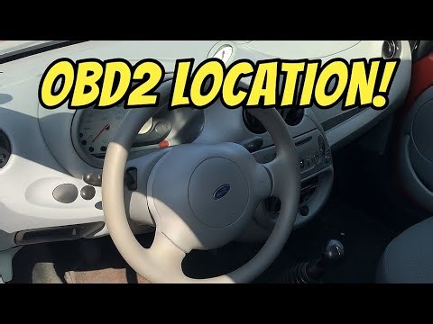 Ford Ka 1996-2008 OBD2 Port Location #obdlocation #obdport