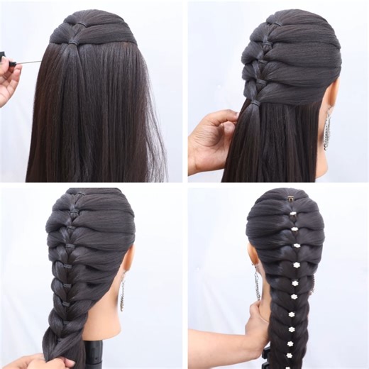 Amazing Long Ponytail hairstyle for Wedding | Star Beauty & Fashion