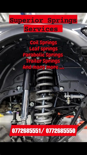 Looking for reliable and trustworthy suspension services and vehicle springs - Superior Spring Services is the way to go!!!! Contact us on 0772685551/ 0772685550 #SuperiorSprings #VehicleSprings | Superior Spring Services