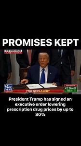 85K views · 4K reactions | President Trump has signed an executive order lowering prescription drug prices by up to 80%(and ROASTS FAKE NEWS ABC in the process 藍)Americans will pay the same price as the nation that pays the LOWEST price anywhere in the world.Americans have been subsidizing the rest of the world. That ends NOW!  | JR Majewski | Facebook