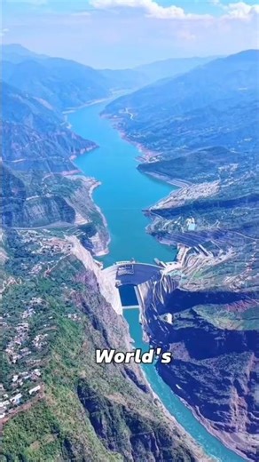 China’s $25 Billion Mega Dam That Prints Money Daily 💰⚡ Baihetan Hydropower Explained #shorts