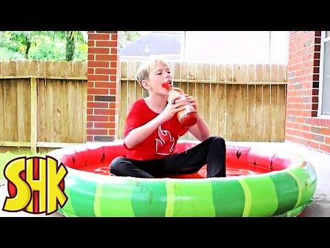 SuperHeroKids Hot Sauce Challenge | Funny Family Videos Compilation