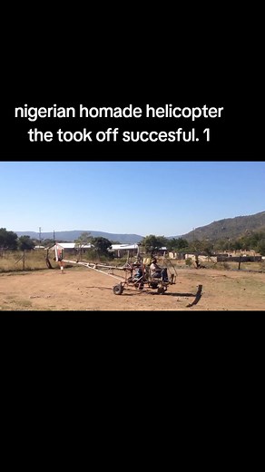 successful Nigerian homemade helicopter.. #helicopter #aircraft #foryou