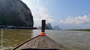 Panyee Island or Koh Panyi is a village built on stilts in Phang Nga Bay and is a Muslim fishermen island - Famous The floating soccer fields in Phang nga Thailand