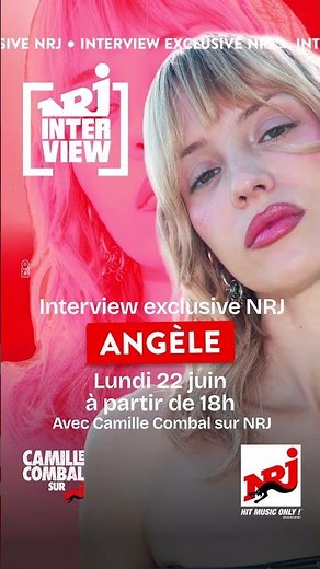 Angèle - Exclusive interview with Camille Combal on NRJ