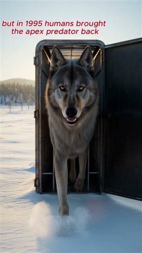 How Wolves CHANGED Rivers (Mind-Blowing!) 🐺💧 #shorts #wildlife #nature