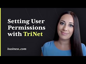 Setting User Permissions with TriNet