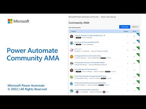 Power Automate Community AMA
