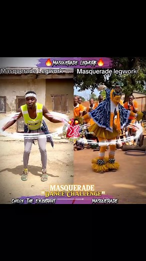 Chilox Vs The gods 🔥😀🔥 Masquerade Legwork #dance #goviral #fyp #africanmasquerade #masquarade #chiloxtheexuberant #mara | Chilox The Exuberant