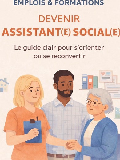 Assistante sociale : un métier pour accompagner et soutenir les personnes en difficulté. Mais quelle formation pour exercer ? Guide disponible sur Amazon. Lien en bio. #assistantesociale #metiers #orientation #reconversion