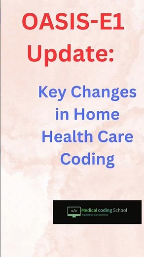 OASIS-E1 Update: Key Changes in Home Health Care Coding | Overview