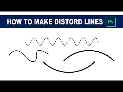 How to make distorted lines in Photoshop