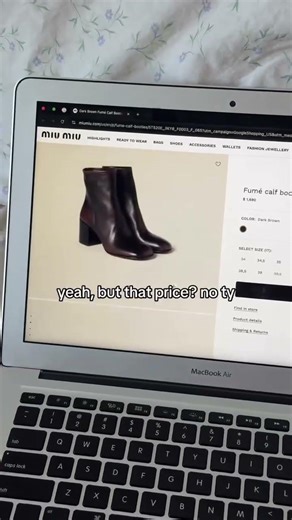 This is how I’m finally getting myself designer shoes… just using the Phia extension (link in bio)