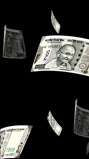 Raining Money Effect – Black Background #freegreenscreen #animation #animatedbutton