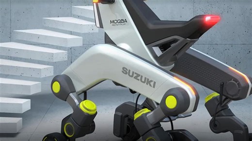 当行业都在为55kg发愁，铃木直接把电动车进化成“四脚机器人”。