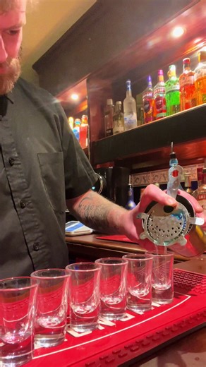 First Attempt at Rainbow Shots: A Colorful Cocktail Experience