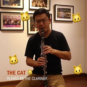 2.3K views · 81 reactions | How do you make a clarinet sound like a cat? Mewsically, of course. Our animated film+live orchestra Concerts For Children: Peter and the Wolf in Hollywood come alive this Sunday at 11am and 2pm. Parents (and grannies and guardians), you know what to do! | Singapore Symphony Orchestra | Facebook