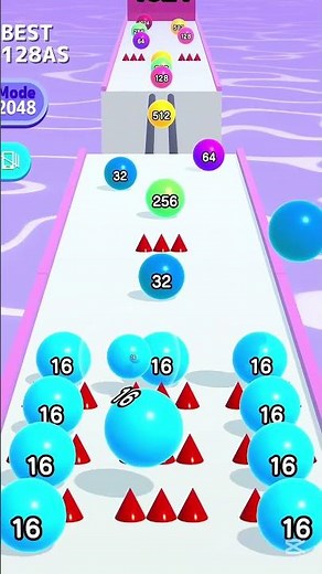 Ball Run ⚽ 2048 Infinity Mode New Update Gameplay Part 1