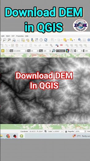 How to download DEM data in QGlS #dem #qgis #gis #remotesensing