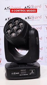 Ati Pro Led Zoom Beam Moving Light - 7X20W Voltage– 100-240V 50/60HZ Power– 200W Light Source– 7*25W 4in1 Lamp Beads Channel– 16/20CH Control– DMX512, Master-Slave, Automatic, Voice Control Reset Function With Automatic Error Connection Dimming– 0-100% Linear Dimming 📞 Call: 91 78271 18727 🌐 Visit: www.atipro.in 📧Email :- info@atipro.in #atiprotechnologies #7X20W #movingheadlight #atilights #djllight #movingheadwashlight | Atipro Technologies
