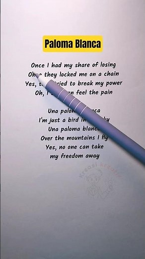 Sing Along & Learn English 🎤 | *Paloma Blanca* by George Baker (Karaoke)