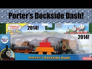 New Thomas & Friends Tale of the Brave Take-n-Play Porter's Dockside Dash!
