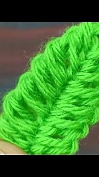 Beautiful and super easy crochet leaf 🌿pattetn for beginners