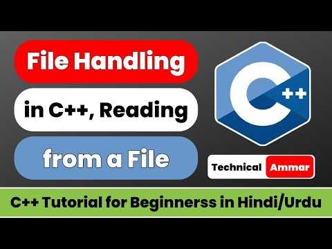 Reading from File in C++ | Input from File using ifstream | C++ Tutorial for Beginners #87