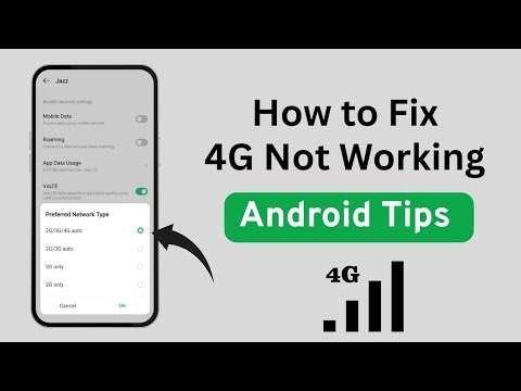 How to Fix 4G Not Working on Android Phone