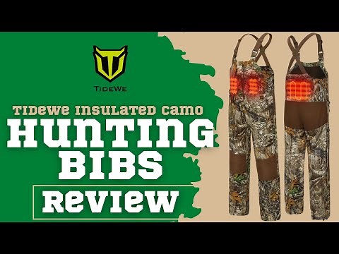 TideWe Men's Heated Camo Hunting Bibs Review