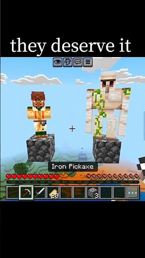 Minecraft Villagers Finally Got WHAT They Deserved 😂🤬 | FunActOrGamer | Viral Shorts