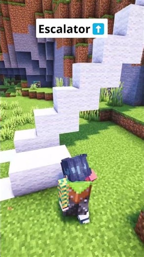 Minecraft Working Escalator⬆️ #shorts