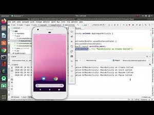 Implementation of Activity life cycle in Android