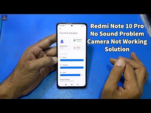 Redmi Note 10 Pro No Sound, Front Camera Not Working Problem