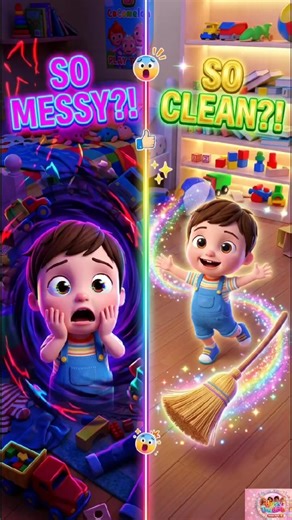 “Messy Room Turns CLEAN by MAGIC?! 😱🧹 (So Satisfying!)”