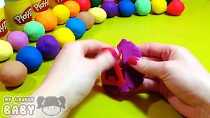 Learning Your Alphabet with Play Doh! Funny Learning ABC Party!