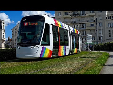 [ANGERS] Tramway d’Angers ligne A et C à la Gare d’Angers Saint-Laud