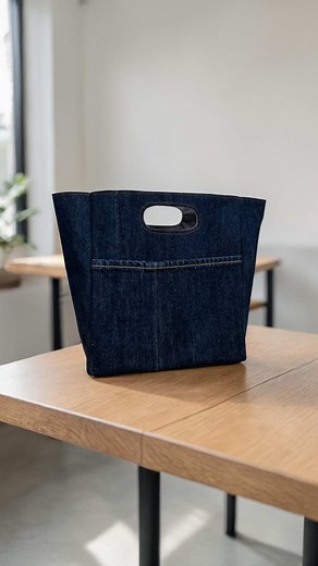 デニムで作るおしゃれトートバッグの作り方