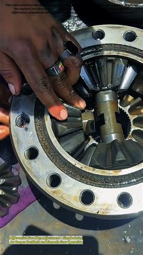 Differential Free Play Adjustment | Simple Setup for Proper Backlash and Smooth Gear Operation