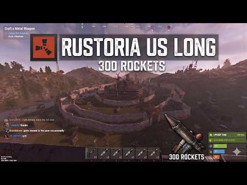 300 Rocket Raid 20 Person - Vanilla Rust - Rustoria US Long