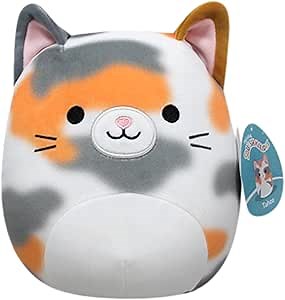 Squishmallows 8-Inch Tahoe Tortoiseshell Cat - Little Ultrasoft Official Kelly Toy Plush