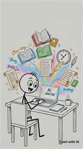 📖✨ Turn your ideas into amazing stories and beautiful poems with AI! In seconds, AI can help you 🤖✍️