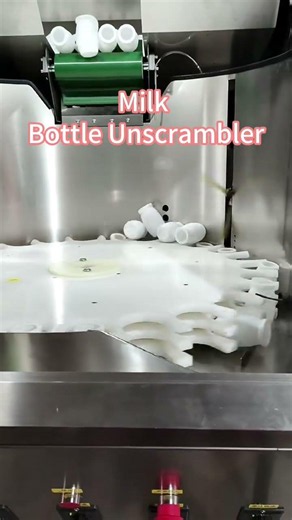 Milk Bottle Unscrambler | Automatic Bottle Sorting & Feeding Machine