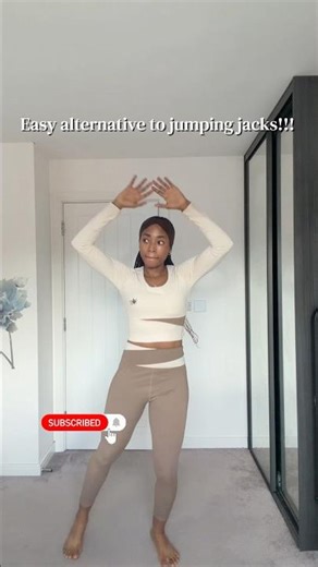Low impact alternatives to jumping jacks. #jumpingjacks #easyworkouts #shortworkout