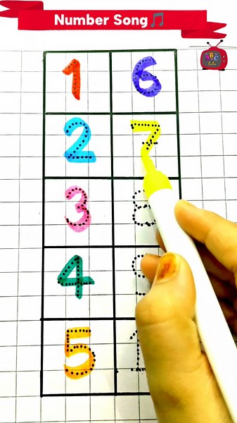 🎵 Numbers 1–10 Song | Count to 10 with Fun! 🔢 | Kids Learning Song #Shorts