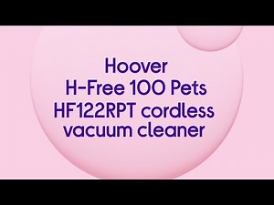 Hoover H-Free 100 Pets HF122RPT Cordless Vacuum Cleaner - Grey & Red - Quick Look