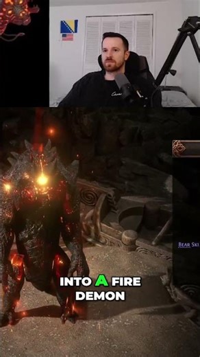 Druid Becomes Fire Demon with Unique Talisman #shorts