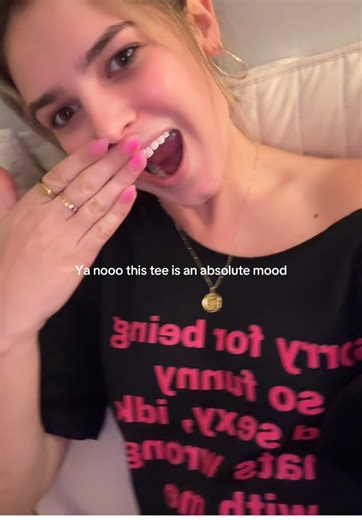 this tee just saved me from having to explain my personality 😭💅 #graphictee #itgirl #outfit #streetstyle #fashion