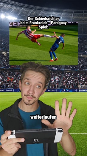Wie der Schiedsrichter das Fußballspiel bewertet hat ⚽️🤣