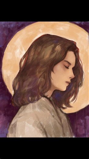 Digital art speed paint on procreate ✨ #digitalart #drawing #artdrawing